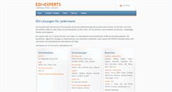 Desktop Screenshot of ediexperts.de